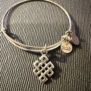 Alex and Ani Silver Charm Bracelet